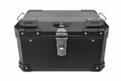 45L wasserdichte Motorrad Top Box - Schwarz Heckgepäckträger und Werkzeugaufbewahrung