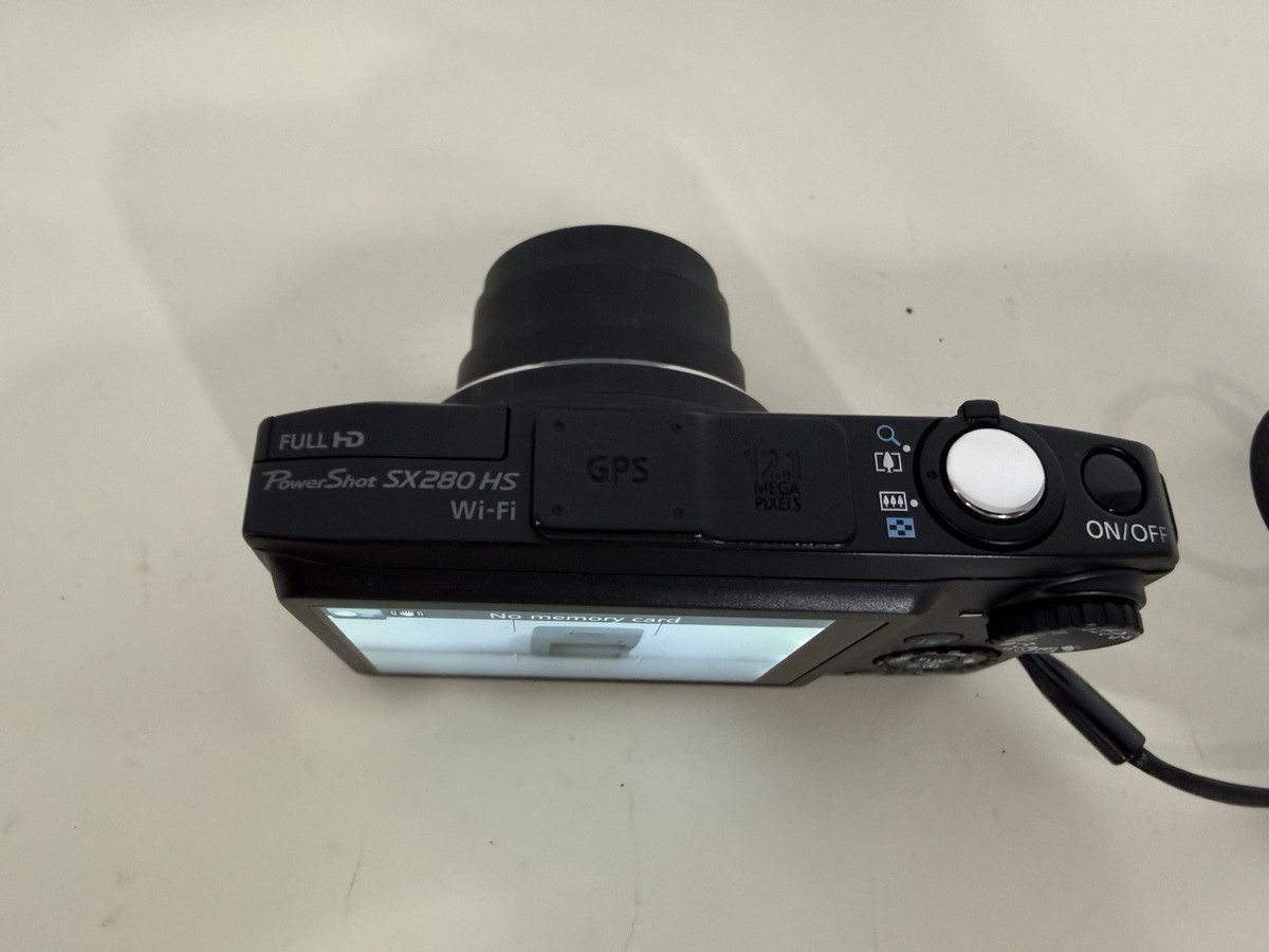 Canon PowerShot SX280 HS 12.1MP Digital Camera - Black for sale