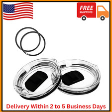 Rambler Magslider Replacement Lid 30Oz 2Pack, Magnetic Tumbler Lid Fit for Yeti