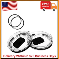 Rambler Magslider Replacement Lid 30Oz 2Pack, Magnetic Tumbler Lid Fit for Yeti