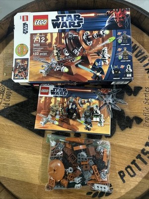 Star Wars Lego 9491 Geonosian Cannon 2012 Retired With mini figures and manual