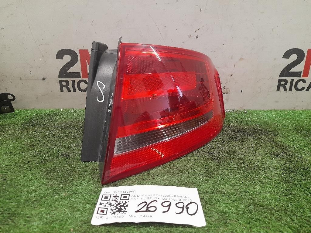 STOP FANALE POSTERIORE DESTRO PER AUDI A4 Berlina 8K5945096D CAHA (07>10)