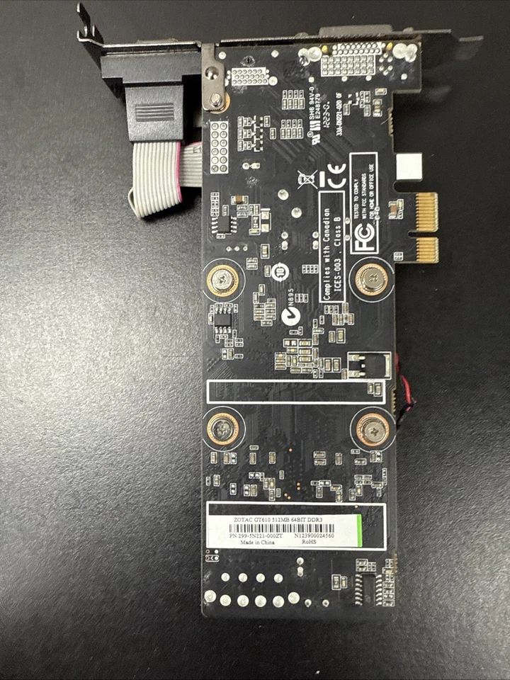 Tarjeta gráfica Zotac GeForce GT610 512MB, PCI. (ZT-60604, 299-5N228-000ZT) Foto 4 de 4