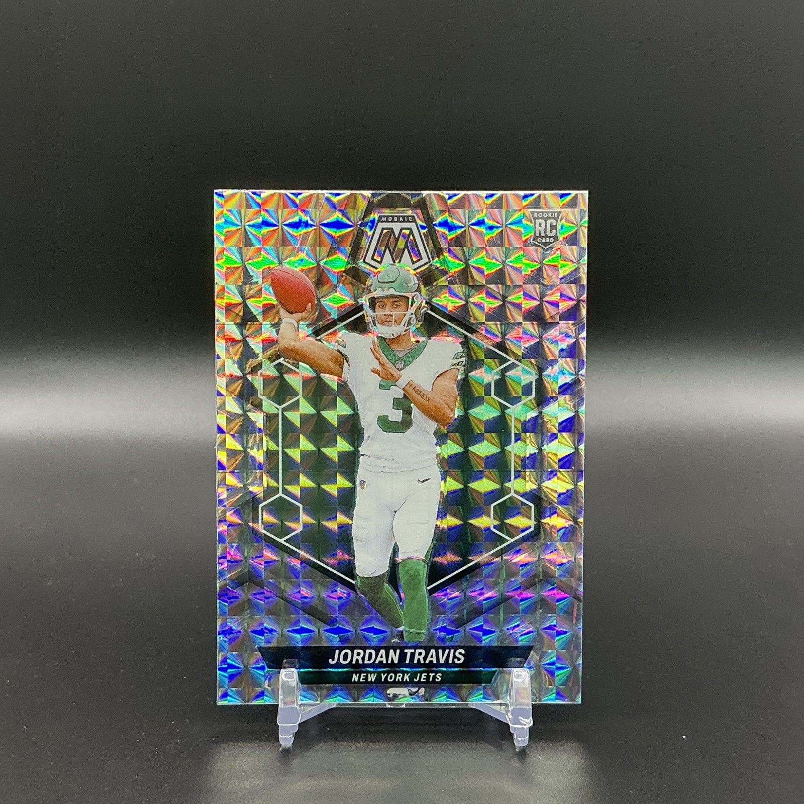 2024 Panini Mosaic - Rookies Jordan Travis #395 Mosaic Prizm (RC)