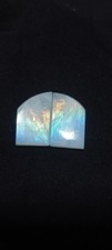 Gemstones Rainbow Moonstone Cabochon Flashy P...