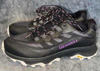 Merrell Moab Speed Women s Size 9 Black Trail Running Shoes J135404