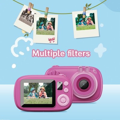 Kids Selfie Camera 2 Inch Screen 1080P HD Digital Photography Toy for Children