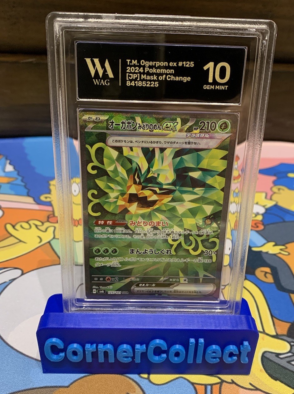 2024 POKEMON JPN SV6-TRANSFORMATION MASK #125 TEAL MASK OGERPON EX WAG 10 PSA