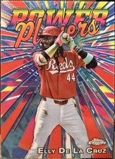 2025 Topps Chrome - Power Players Elly De La Cruz #PP-16