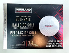 NEW Kirkland Signature 3-Piece Urethane Golf Balls 1 Dozen 12 Balls Performance