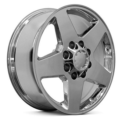 For Chevy Express 3500 97-07 Alloy Factory Wheel Wheels 5-Spoke Chrome 20x8.5