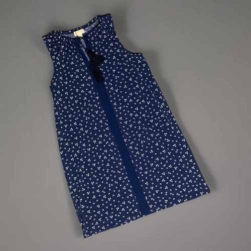 Abito donna Michael Kors taglia media floreale boho senza maniche tubino scollo nappa