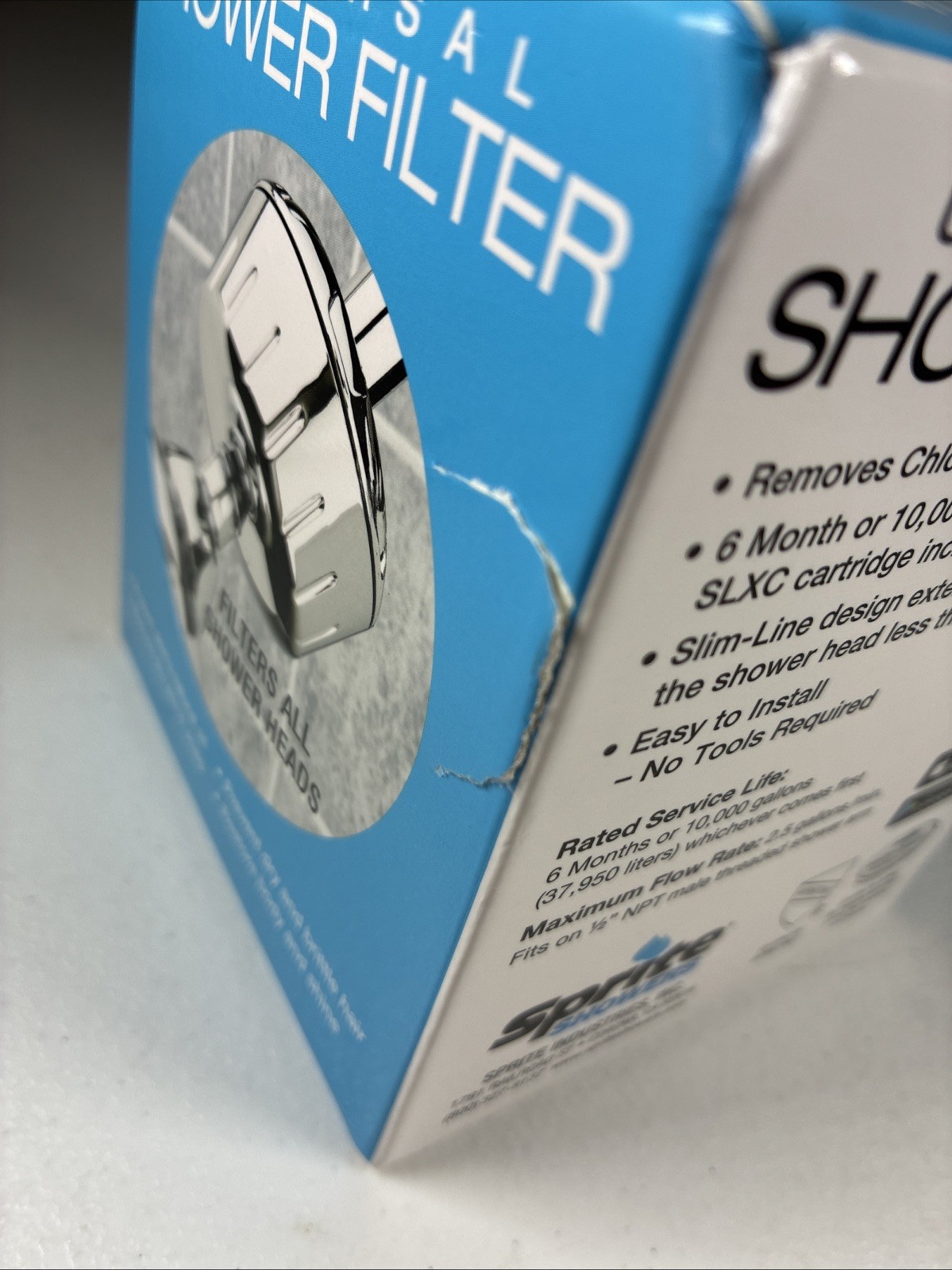 Sprite Showers SLX SLX-CM  Universal Shower Filter, Chrome