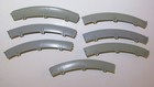 1970s Tyco Pro Tyco-Lok Gray 8754 1/8 9" Radius Track Aprons x 7 — photo 2