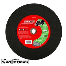 DIABLO DBD120125G01C 12" x 1/8" x 20mm High Speed Masonry Cut-Off Disc