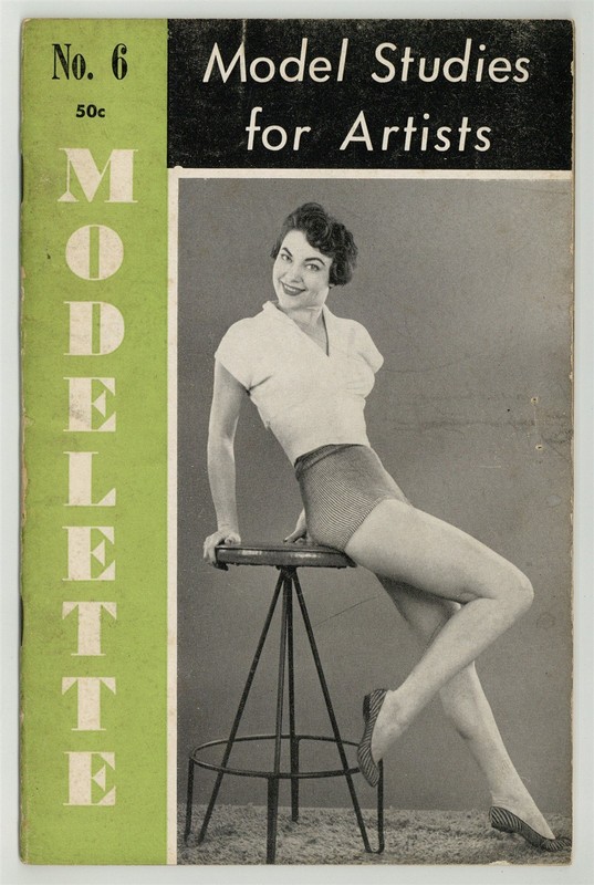 Modelette #6 1950 Female Models 36pgs Camerarts Pub Pinup Magazine M39740