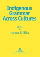 Indigenous Grammar Across Cultures Hannes Kniffka Taschenbuch Englisch 2001