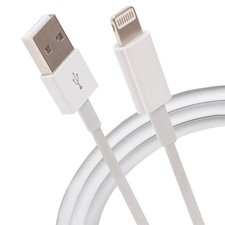 iPhone lightning usb Apple 1 Meter Lightning Cable - White for iPhone and iPad