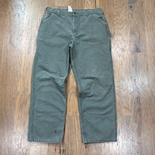 Vintage Carhartt Pants Mens 38 B11 MOS Duck Canvas Carpenter Workwear Dungaree