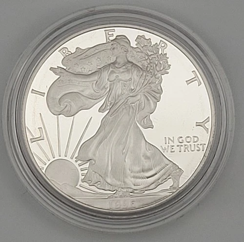 1996 Proof American Silver Eagle 1 oz .999 Silver Dollar U.S. Mint