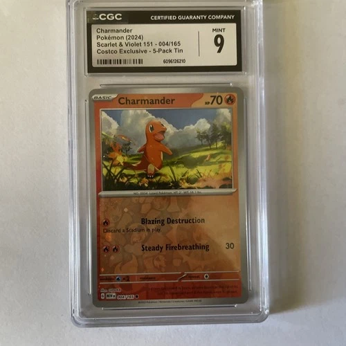 Charmander 004/165 151 Costco Exclusive CGC 9