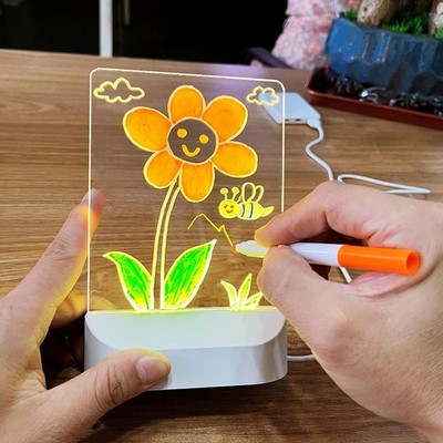 Für Kinder für Acryl Zeichenbrett mit USB Anschluss und Licht