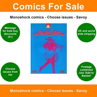 Monoshock comics - Choose issues - Savoy