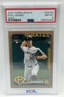 2024 Topps Update Paul Skenes #US100 Gold /2024 PSA 8 Rookie Card Pirates 🔥🔥