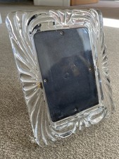 Vintage 70er Jahre Bohème Bleikristall Bilderrahmen Bilderrahmen 6 x 4 Bild