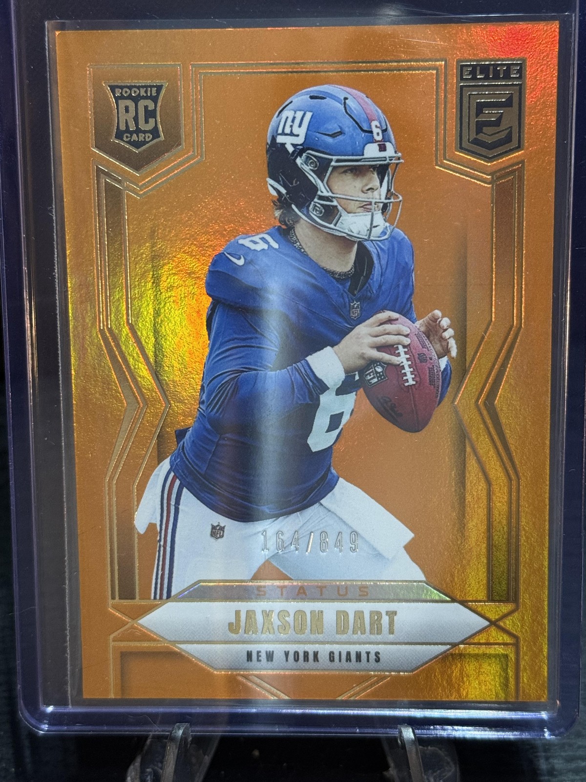 2025 Donruss Elite #103 Jaxson Dart Orange #/199