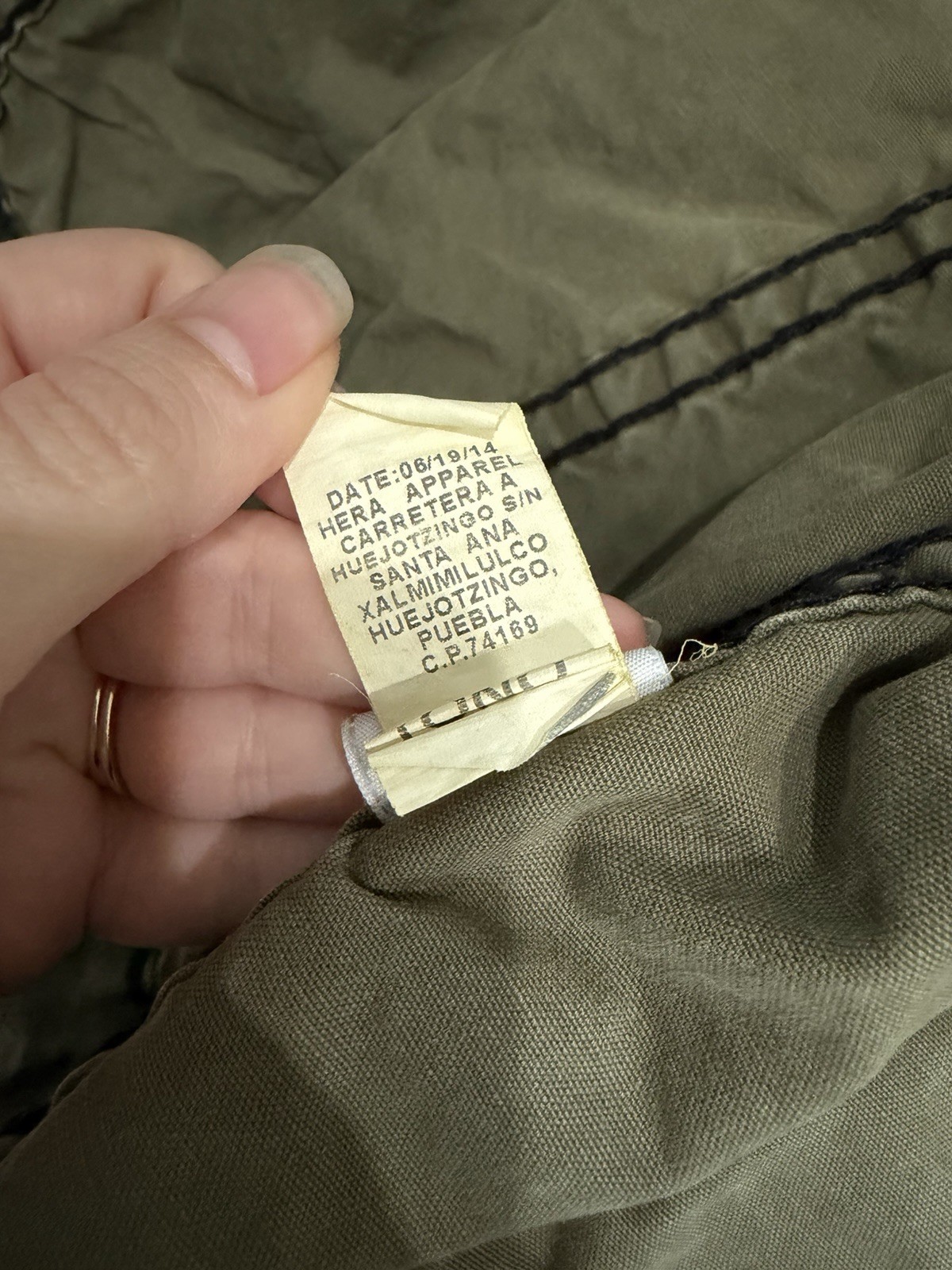 RARE True Religion Jimmy Super T Olive Green Camo Jacket Large image 6