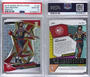 2019 Panini Revolution Rookies Groove Cam Reddish #109 PSA 10 GEM MT Rookie RC