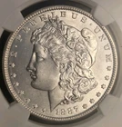 1887 Morgan Dollar 1.00 NGC MS66