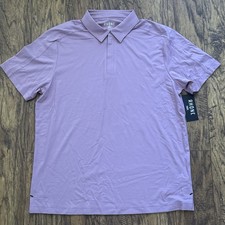 Rhone Men s Momentum Tech Golf Polo L Purple / Lavender Dusk New with Tags