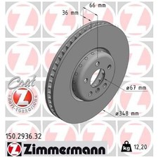 Bremsscheibe vorne links für Toyota Supra DB | 26216081