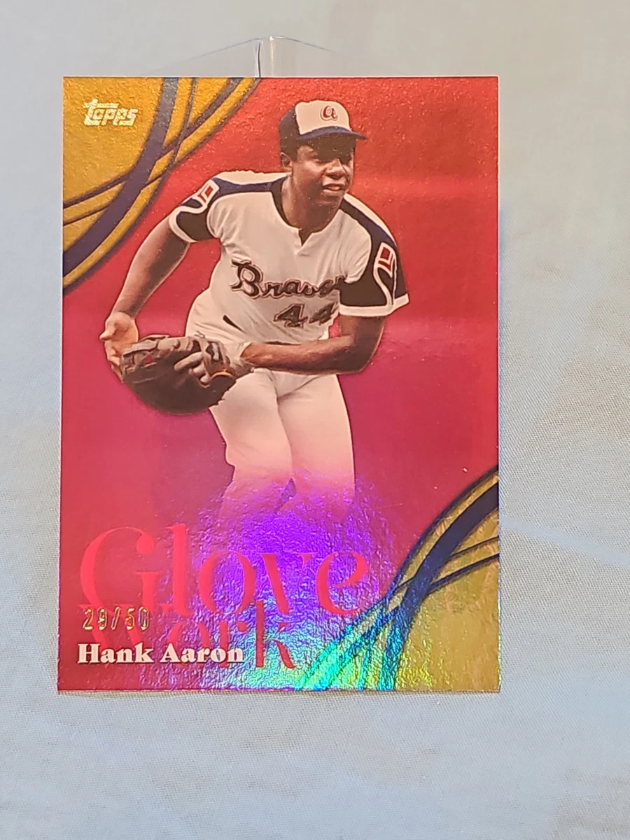 Hank Aaron Baseball Sports Trading Cards & Accessories Serial