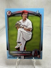 2025 Bowman Draft Baseball Luke Lacourse Bowman 1st Sky Blue Paper /499 Pirates