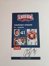 2012 Courtney Upshaw Senior Bowl Rookie Card..Ravens. rookie card picture