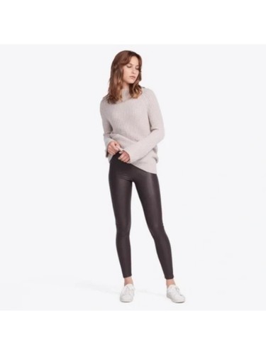 R LABEL Womens Black Fitted Elastic Waist Unlined Skinny Pants XS ...