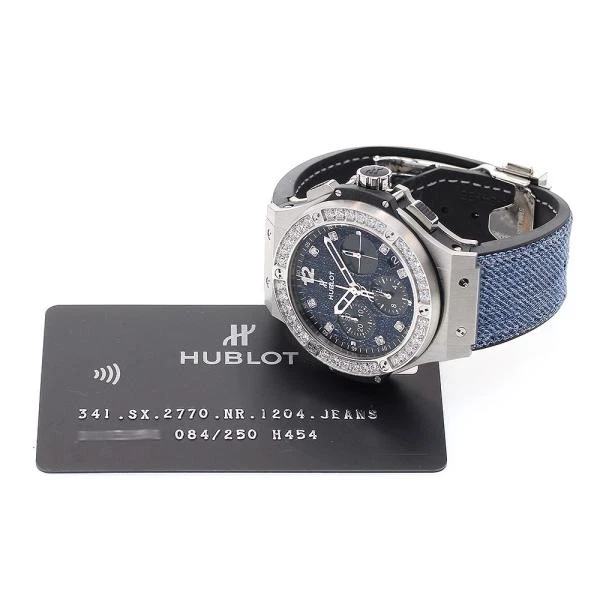 Hublot — Hublot Big Bang Jeans Steel Diamond 341.SX.2770.NR.1204.JEANS 41mm Watch #C1639