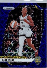 2024 Panini Dana Evans Blue Lazer Prizm WNBA Card