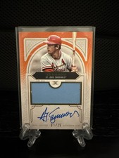 2025 Topps Definitive Baseball - Ted Simmons Game Used Relic On Card Auto /25