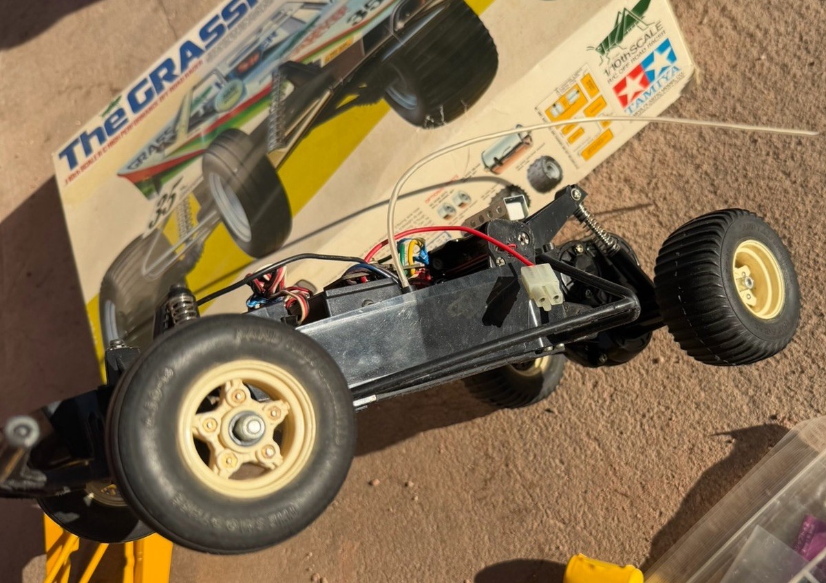 1984 Tamiya 🦗Grasshopper #5843 w/ OG Box Etc for Parts