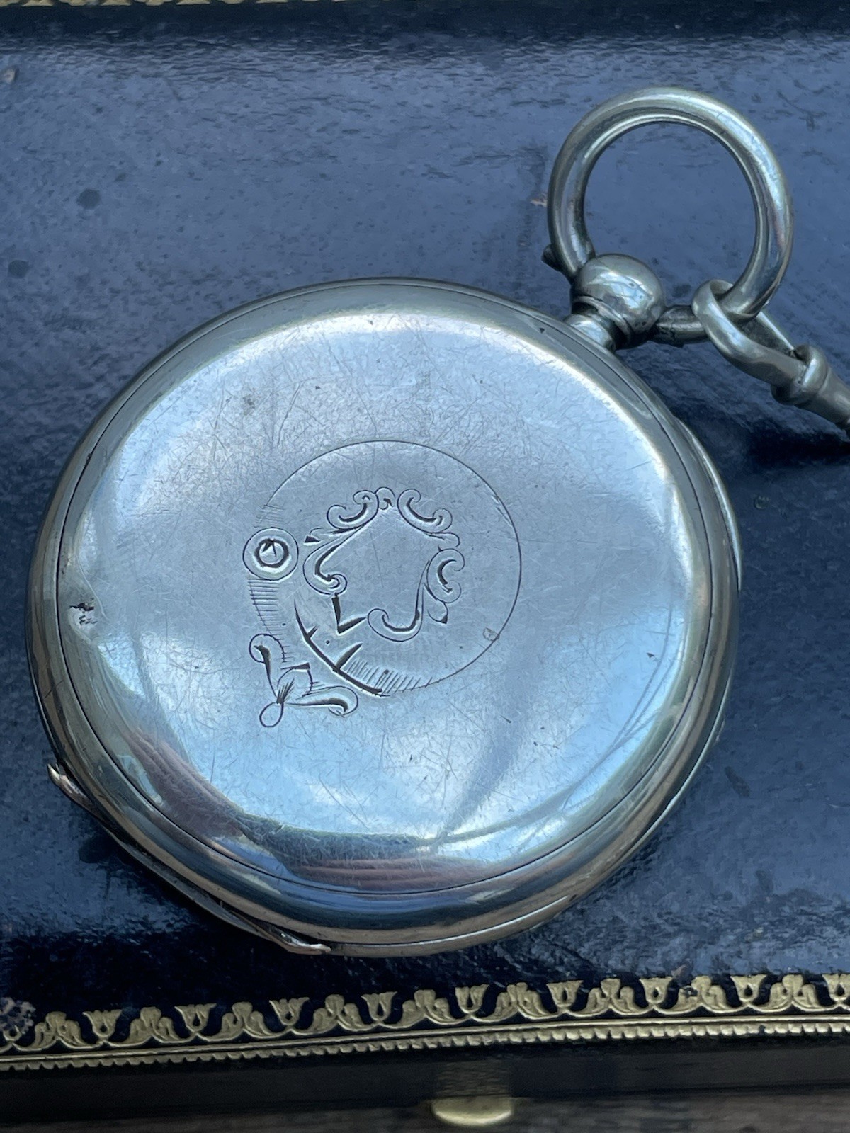 Antique Solid Silver Fusee Stop Seconds Pocket Wa… - image 8