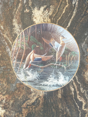 Aloft by Michael Budden Free as the Wind Knowles Framed Duck Collector Plate