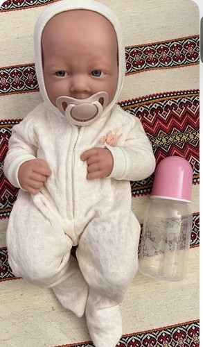 BERENGUER Newborn Full Vinyl Baby Doll 15"