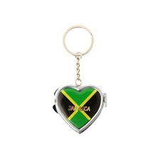 SandT Collection Country Heart Mirror Keychain Souvenir