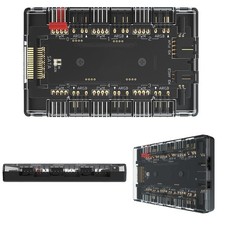 4Pin PWM  5V 3Pin ARGB Cooler Master 1 to 6 HUB Fan Controller Hub Splitter