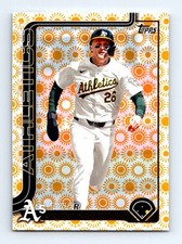 #538 2025 Topps HOLIDAY SUN - Tyler Nevin Athletics