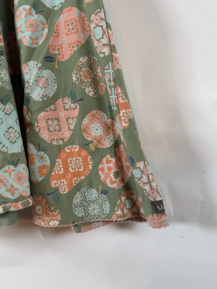 Girls Matilda Jane Green Apples Pears Dress Size 12 Whimsical - Image 2 of 4